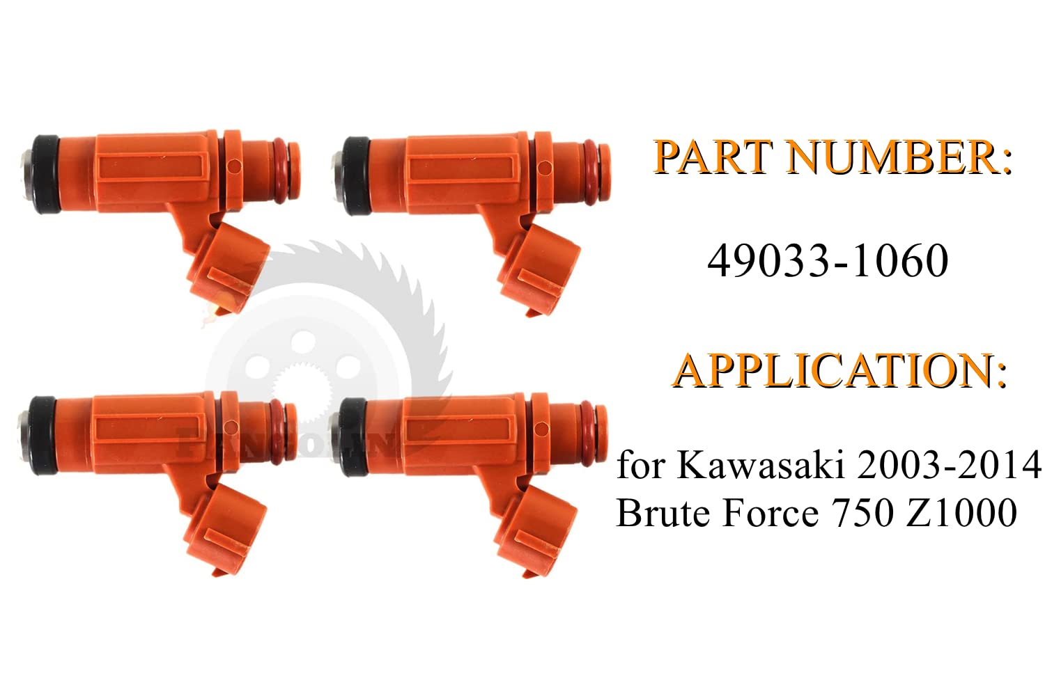 Amazon.com: PANGOLIN 49033-1060 Fuel Injector 4PCS for Kawasaki